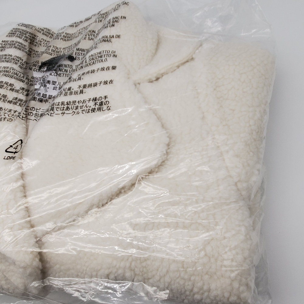 Banana Republic Teddy Jacket, Cream Color - Picture 7 of 8